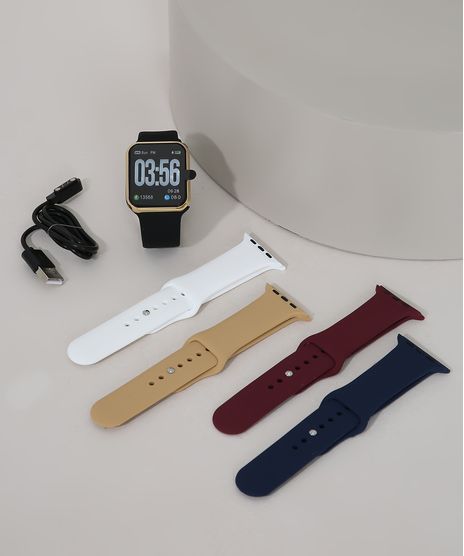 Kit-de-Relogio-Smartwatch-Philiph-London-Feminino---Pulseiras---17021449M-Dourado-9972292-Dourado_1