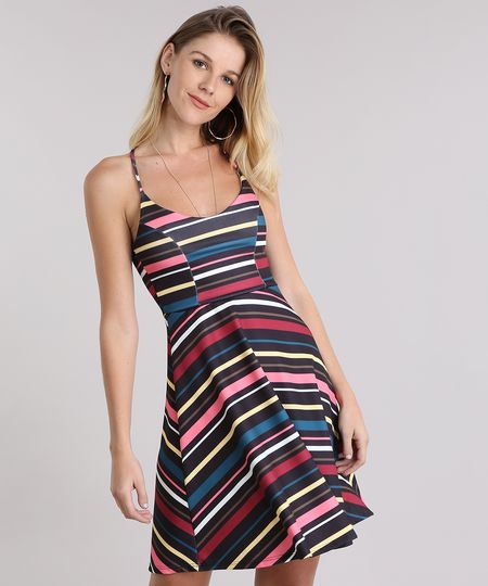 Vestido-Evase-Listrado-Preto-8994642-Preto_1