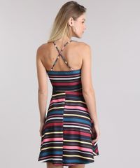 Vestido-Evase-Listrado-Preto-8994642-Preto_2