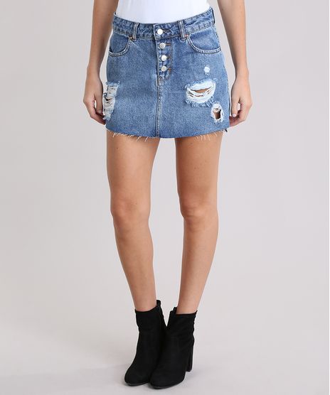 Saia-Jeans-Destroyed-Azul-Medio-9006252-Azul_Medio_1
