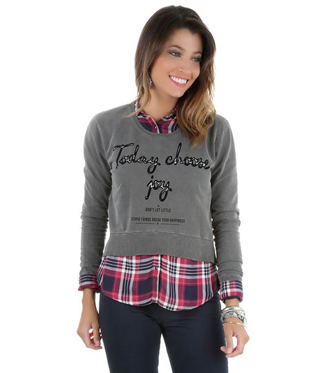 Blusao-em-Moletom-Cropped--Choose-Joy--Chumbo-8282622-Chumbo_1 Blusao-em-Moletom-Cropped--Choose-Joy--Chumbo-8282622-Chumbo_1