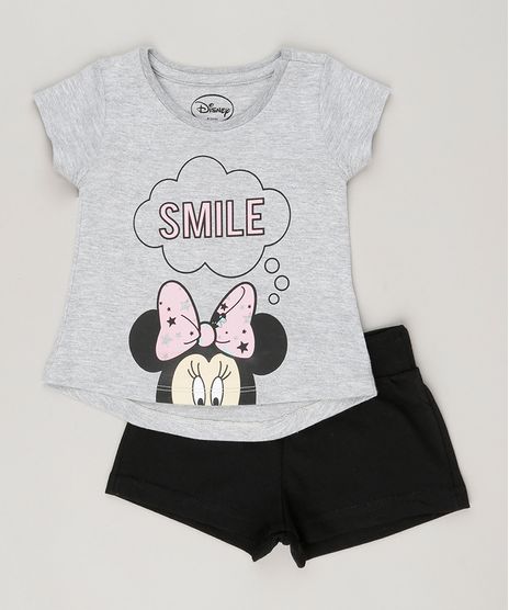 Conjunto-Minnie-de-Blusa-Cinza-Mescla---Short-em-moleton-Preto-9083806-Preto_1