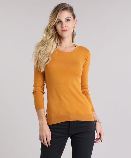 Sueter-em-Trico-Amarelo-Escuro-8840324-Amarelo_Escuro_1 Sueter-em-Trico-Amarelo-Escuro-8840324-Amarelo_Escuro_1