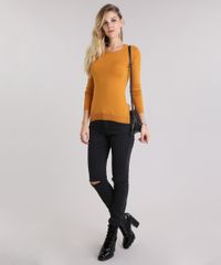 Sueter-em-Trico-Amarelo-Escuro-8840324-Amarelo_Escuro_3