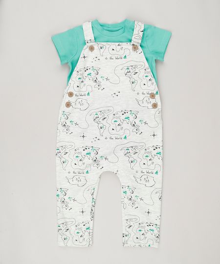 Conjunto-de-Body-Verde-Agua---Macacao-Estampado-em-Moletom-de-Algodao---Sustentavel-Cinza-Mescla-Claro-8782368-Cinza_Mescla_Claro_1