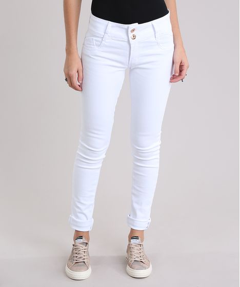 calça branca da sawary