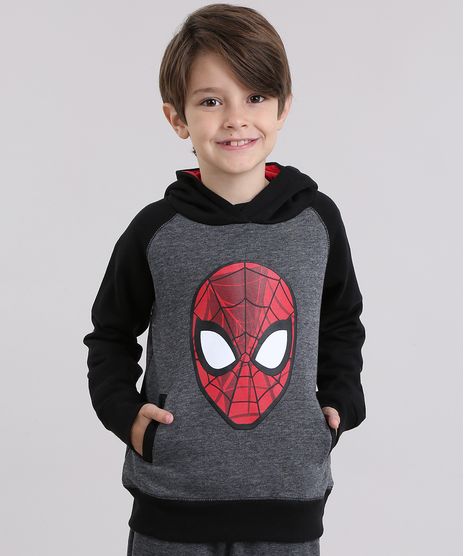 Blusao-Homem-Aranha-em-Moletom-Cinza-Mescla-Escuro-8474558-Cinza_Mescla_Escuro_1