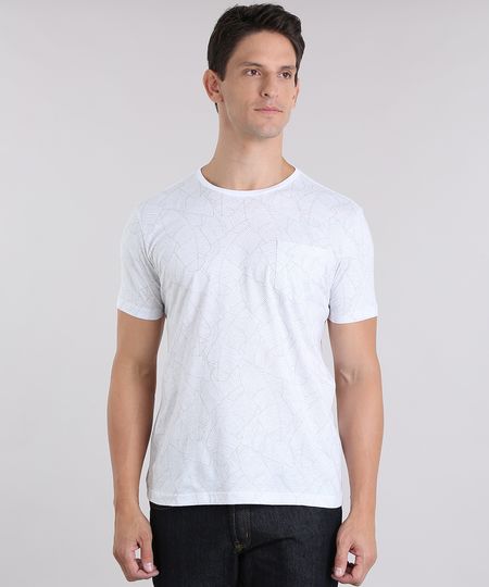 Camiseta-Estampada-de-Folhagem-com-Bolso-Branca-8708687-Branco_1
