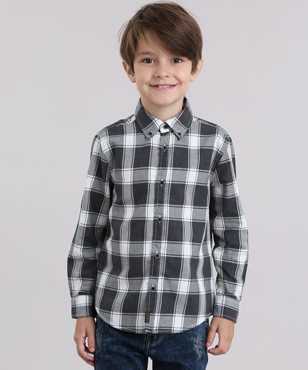 Camisa-Xadrez-Cinza-9050057-Cinza_1 Camisa-Xadrez-Cinza-9050057-Cinza_1