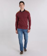 Sueter-em-Trico-com-Recortes-em-Suede-Vinho-8850660-Vinho_3