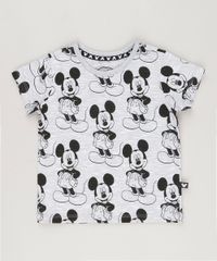 Camiseta-Flame-Estampada-Mickey-Cinza-Mescla-Claro-8720834-Cinza_Mescla_Claro_1