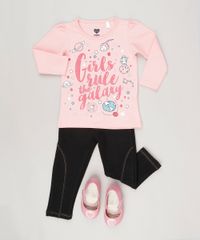 Blusa--Girls-Rule-The-Galaxy--com-Glitter-em-Algodao---Sustentavel-Rosa-9043777-Rosa_3