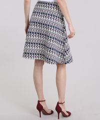 Saia-Feminina-Evase-Curta-Estampada-Geometrica-Azul-Marinho-8874147-Azul_Marinho_2