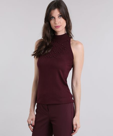 Regata-Feminina-em-Trico-com-Bordado-Gola-Redonda-Vinho-8873641-Vinho_1 Regata-Feminina-em-Trico-com-Bordado-Gola-Redonda-Vinho-8873641-Vinho_1