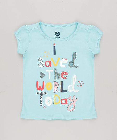 Blusa--Saved-The-World-Today--com-Glitter-em-Algodao---Sustentavel-Azul-Claro-9034240-Azul_Claro_1
