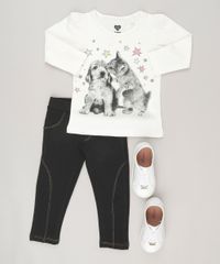 Blusa-Cachorro-e-Gato-com-Glitter-em-Algodao---Sustentavel-Off-White-9043770-Off_White_3