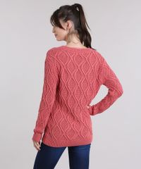 Sueter-Feminino-em-Trico-Manga-Longa-Gola-Redonda-Rosa-Escuro-8505392-Rosa_Escuro_2