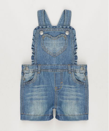 Jardineira-Jeans-com-Babados-em-Algodao---Sustentavel-Azul-Escuro-8773641-Azul_Escuro_1