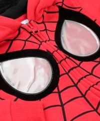 Blusao-Homem-Aranha-em-Moletom-com-Capuz-em-Algodao---Sustentavel-Vermelho-8836946-Vermelho_4