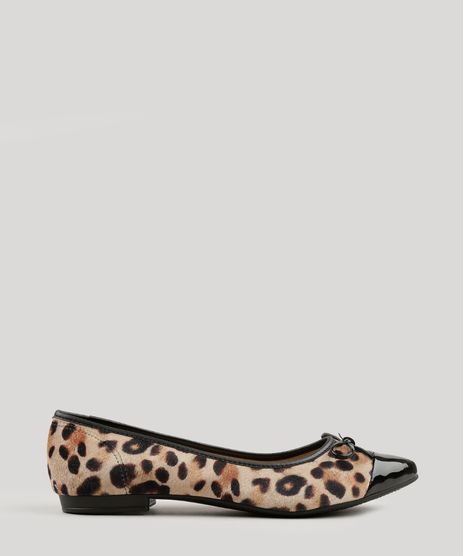 Sapatilha-Bico-Fino-Beira-Rio-Animal-Print-com-Verniz-Bege-9097659-Bege_1