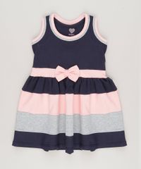 Vestido-com-Laco-Azul-Marinho---Bolero-em-Algodao---Sustentavel-Rosa-9048215-Rosa_5