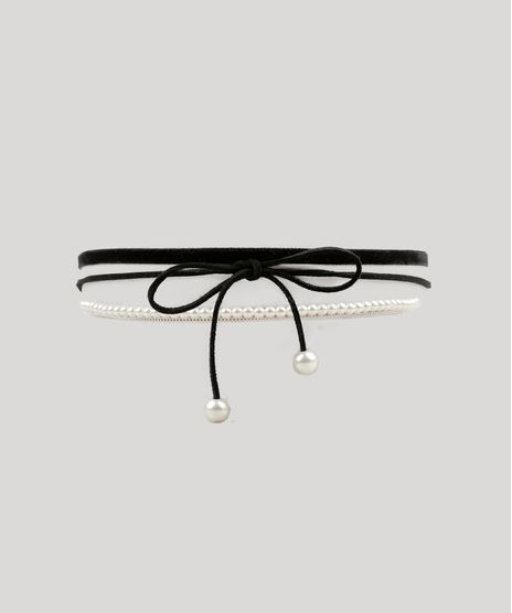 kit-de-2-Gargantilhas-Choker-Prateado-8838746-Prateado_1