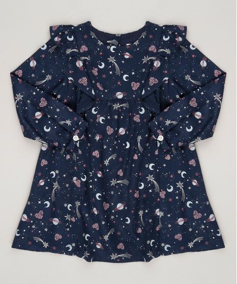Vestido-Estampado-de-Estrelas-Azul-Marinho-8860220-Azul_Marinho_1