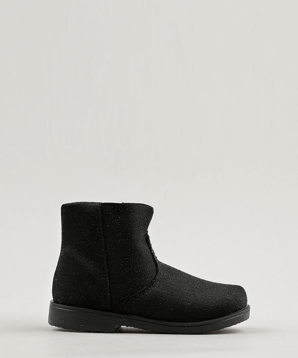 Bota com Lurex Preta 21