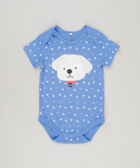 Body-Cachorrinho-Estampado-em-Algodao---Sustentavel-Azul-8802997-Azul_1