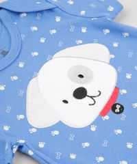 Body-Cachorrinho-Estampado-em-Algodao---Sustentavel-Azul-8802997-Azul_4