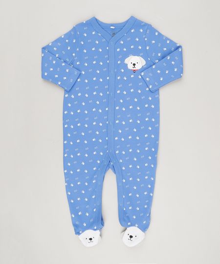 Macacao-Cachorrinho-Estampado-em-Algodao---Sustentavel-Azul-8802990-Azul_1