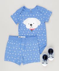 Short-Cachorrinho-Estampado-em-Algodao---Sustentavel-Azul-8803091-Azul_3