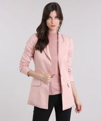 Blazer-Feminino-Longo-Oversized-em-Piquet-Rose-8875198-Rose_1