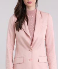 Blazer-Feminino-Longo-Oversized-em-Piquet-Rose-8875198-Rose_4