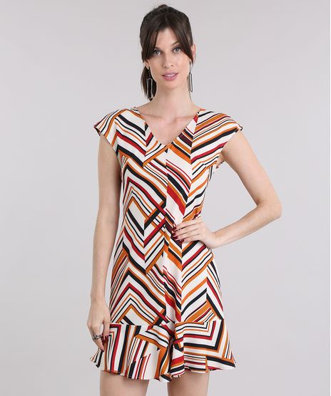 Vestido-Feminino-Estampado-Geometrico-Curto-com-Babado-Off-White-9022342-Off_White_1