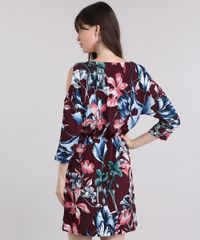 Vestido-Feminino-Open-Shoulder-Estampado-Floral-Curto-Vinho-8886729-Vinho_2