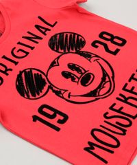 Camiseta-Infantil-Mickey-Decote-Careca-Manga-Curta-em-Algodao---Sustentavel-Vermelha-8650135-Vermelho_4