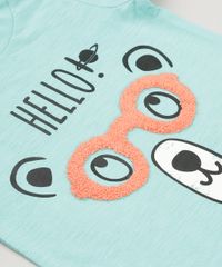 Body-Infantil-Urso-com-Oculos-Interativo-Manga-Curta-em-Algodao---Sustentavel-Verde-Claro-8880257-Verde_Claro_4
