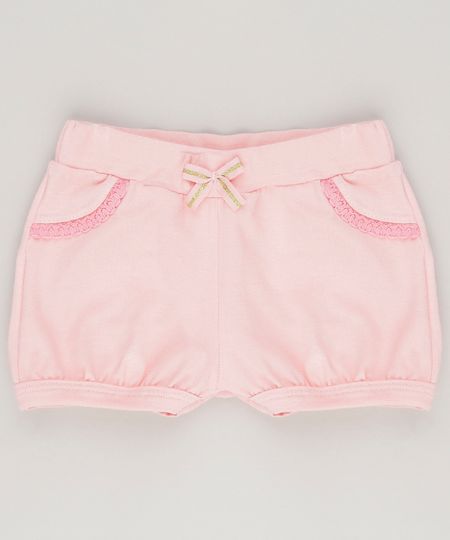 Short-Infantil-Basico-em-Algodao---Sustentavel-Rosa-9058489-Rosa_1