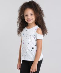 Blusa-Infantil-Open-Shoulder-com-Estampa-de-Estrelas-Manga-Curta-Cinza-Mescla-Claro-9108911-Cinza_Mescla_Claro_1