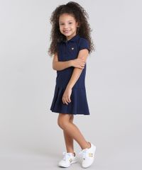 Vestido-Polo-Infantil--com-Bordado-Manga-Curta-em-Piquet-com-Pregas-Azul-Marinho-9014167-Azul_Marinho_3