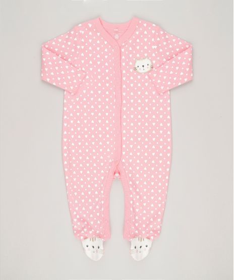 Macacao-Infantil--Gatinha-Estampado-de-Coracoes-Manga-Longa-em-Algodao---Sustentavel-Rosa-8802897-Rosa_1