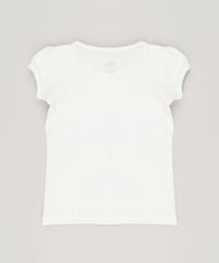 Blusa-Infantil--Cachorro-e-Gato-Decote-Careca-Manga-Curta-com-Glitter-em-Algodao---Sustentavel-Off-White-9034410-Off_White_2
