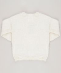 Sueter-Infantil-em-Trico-com-Estampa-de-Coracao-Gola-Redonda-e-Manga-Longa-Bege-Claro-8843943-Bege_Claro_2