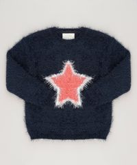 Sueter-Infantil-em-Trico-com-Estampa-de-Estrela-Gola-Redonda-e-Manga-Longa-Azul-Marinho-8844417-Azul_Marinho_1