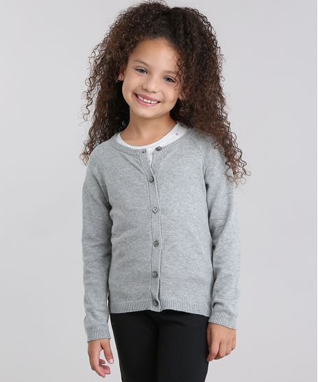 Cardigan-Infantil-em-Trico-Manga-Longa-Gola-Redonda-Cinza-Mescla-8871226-Cinza_Mescla_1