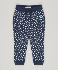 Calca-Infantil-em-Moletom-Estampada-de-Estrelas-Azul-Marinho-8837371-Azul_Marinho_1