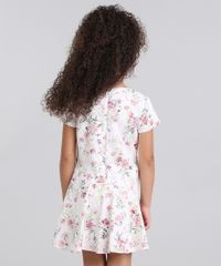 Vestido-Infantil--Estampado-Floral-em-Jacquard-Manga-Curta-Rosa-Claro-8821839-Rosa_Claro_2