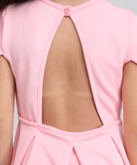 Vestido-Infantil--com-Recorte-em-Jacquard-Manga-Curta-Rosa-9041141-Rosa_4