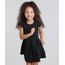 Vestido-Infantil--com-Recorte-em-Jacquard-Manga-Curta-Preto-9041147-Preto_1